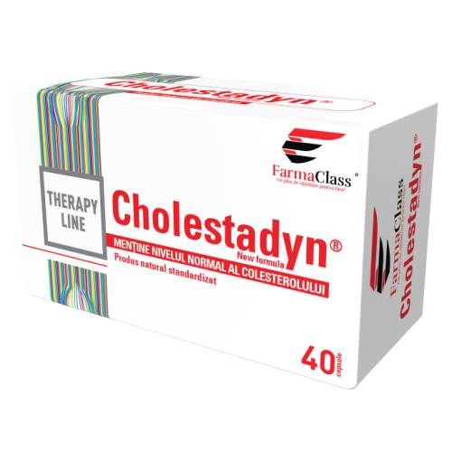 Cholestadyn, mentine colesterolul normal, 40 capsul, FARMACLASS