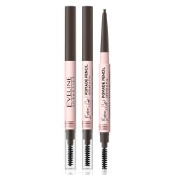 Creion de sprancene Brow & Go Pomade Dark Brown, 4g, Eveline Cosmetics