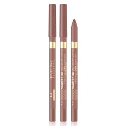 Creion de buze gel Variete Gel Matt Waterproof No.1 Nude, 1.3g, Eveline Cosmetics