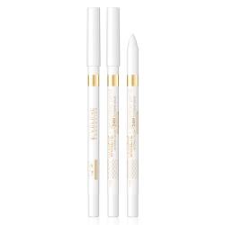 Creion de ochi gel Variete 08 White, 1.3g, Eveline Cosmetics
