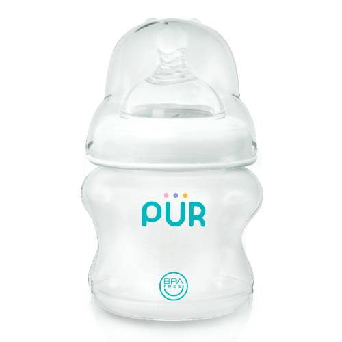 Biberon Comfort cu gura larga, 150ml, PUR