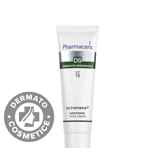 Crema calmanta pentru fata cu SPF15 Octoprirox® DS, 30ml, Pharmaceris