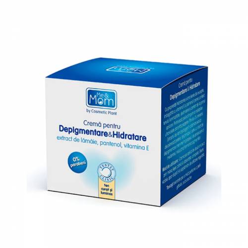 Crema pentru depigmentare-hidratare Me&Mom, 50 ml, CosmeticPlant
