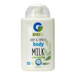 Lapte de corp organic BABY, 200 ml, BIO G