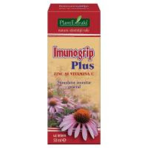 Imunogrip plus zinc si vitamina c 50ml PLANTEXTRAKT