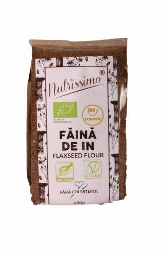 Faina seminte de in, eco-bio, 250g - Nutrissimo