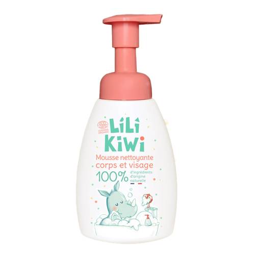 Spuma de curatare pentru fata si corp, pentru copii, 250 ml, Lilikiwi