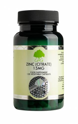 Zinc 15 mg, 120 capsule