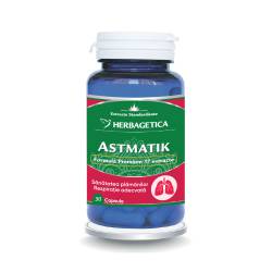 ASTMATIK, adjuvant in astm bronsic, 30 capsule, Herbagetica