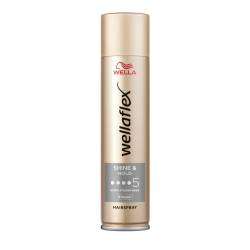 Fixativ cu grad de fixare 5 Shine & Hold Wellaflex, 250ml, Wella