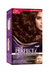 Vopsea de par permanenta Saten Rece 4/15 Color Perfect, 135ml, Wella