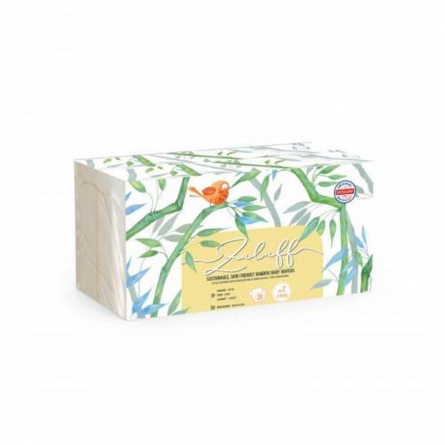 Zuluff scutece din bambus, marimea 2, 3-8 KG, 38 bucati
