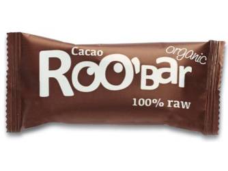 Baton raw bio cu cacao raw 50g ROO BAR