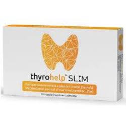Thyrohelp Slim, ajuta la functionarea normala a glandei tiroide, 30 capsule, Naturpharma
