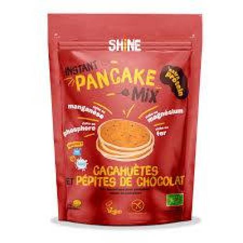 Amestec pentru clatite, cu arahide si bucati ciocolata, eco-bio, 400 g, Shine  Shine