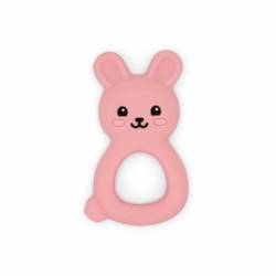 Jucarie silicon Bunny Doo Pink, 1 bucata