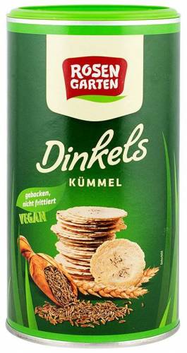 Saratele din grau spelta cu chimen Eco-Bio 100g - ROSEN GARTEN