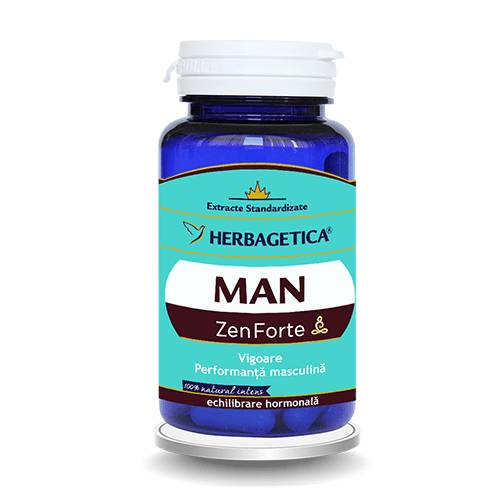 Man zen forte, 60 capsule, Herbagetica
