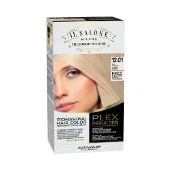 Vopsea permanenta Il Salone Plex Rebuilder Nr. 12.01 Iced Platinum, 100ml, Alfaparf