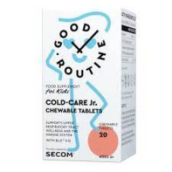 Cold-Care Jr, sustine functionarea sistemului imunitar, 20 tablete, Good-Routine - Secom