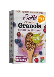 Granola cu afine si merisoare fara gluten, 250g, Avena GoFit
