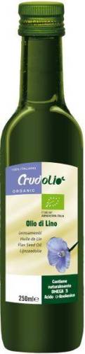 Ulei de in presat la rece 250ml - ECO-BIO - CRUDOLIO