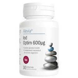 Iod Optim, 600 mg, 30 comprimate, Alevia