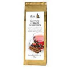 Ceai de fructe de padure cu scortisoara, 35 g, Alevia