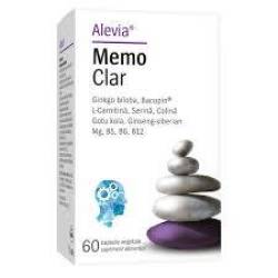 Memo Clar, sustine memoria, 60 capsule vegetale, Alevia
