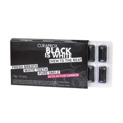 Guma de Mestecat CURAPROX Black is White 12 bucati