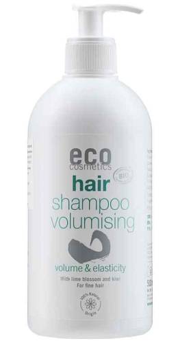 Sampon bio pentru volum cu kiwi si lime Family Size, 500ml, Eco Cosmetics