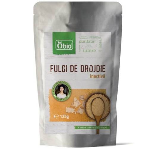 Fulgi de drojdie inactiva 125g, OBIO