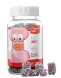 Chapter One: Iron, Formula cu Fier 5 mg, 60 Jeleuri, Zahler - GNC