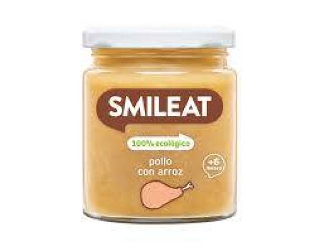 Piure de legume cu pui, orez si ulei de masline, + 6 luni, eco-bio, 230 g, Smileat