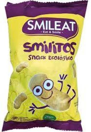 Pufuleti Smilitos cu ulei de masline, + 6 luni, eco-bio, 38 g, Smileat