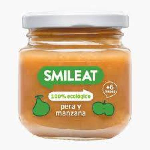 Piure din pere si mere, + 6 luni, eco-bio, 230 g, Smileat