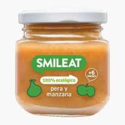 Piure din pere si mere, + 6 luni, eco-bio, 230 g, Smileat