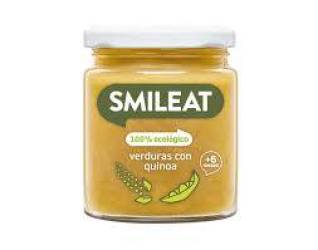 Piure de legume cu quinoa si ulei masline, + 6 luni, eco-bio,  230 g, Smileat