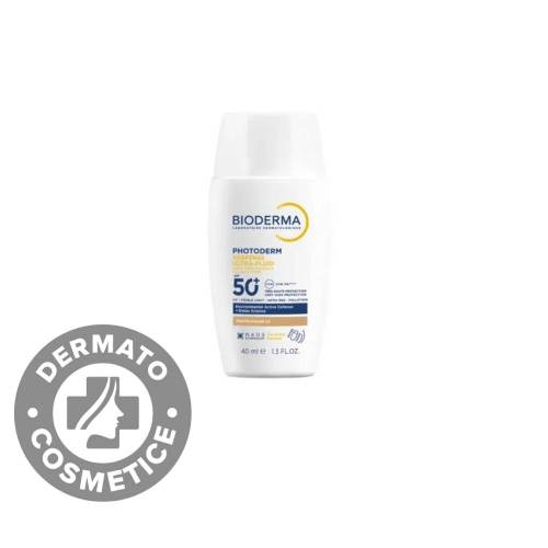 Fluid nuantator cu protectie solara fototip 3 SPF50+ Shade 03 Photoderm Xdefense, 40ml, Bioderma