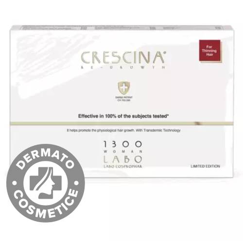 Tratament pentru femei Re-growth HFSC 1300 Crescina, 5 fiole, Labo