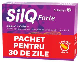 Pachet SilQ Forte Duopack, 2 x 15 capsule, Dr. Reddy's