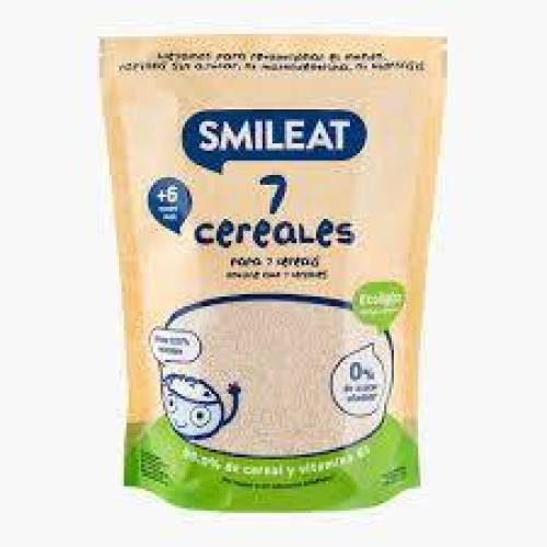 Cereale cu 7 Super Cereale, + 6 luni, eco-bio, 200 g, Smileat
