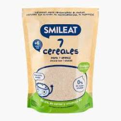 Cereale cu 7 Super Cereale, + 6 luni, eco-bio, 200 g, Smileat