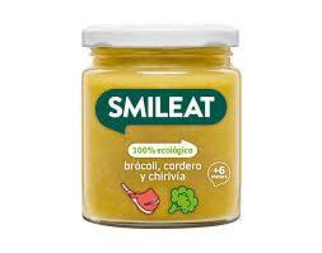 Piure cu brocoli, pastarnac, miel si ulei masline, + 6 luni, eco-bio, 230 g, Smileat