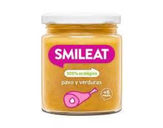 Piure de legume cu fasole alba, vitel si ulei masline, + 6 luni, eco-bio, 230 g, Smileat