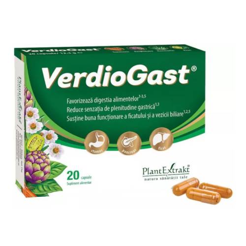 VerdioGast, 20 capsule, PlantExtrakt