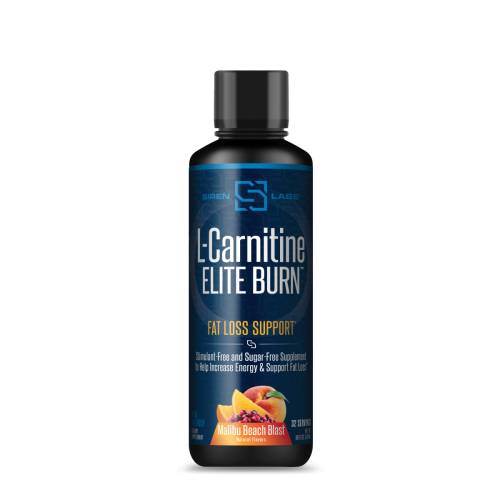 Sirenlabs L-carnitine Elite Burn, L-carnitina lichida, aroma tropicala, 480 ml, GNC