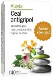 Ceai Antigripol, 40 plicuri, Alevia