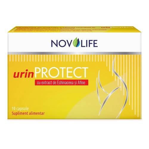 Novolife urinPROTECT cu Extract de Echinaceea si Afine – 10 Capsule