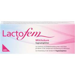 Lactofem Milchsäure Vaginalzäpfchen 7 St